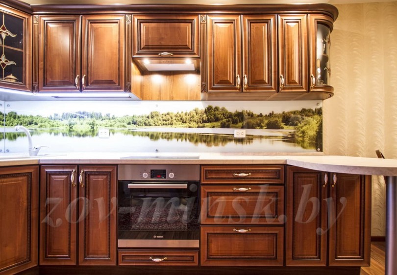 Кухня ЗОВ с фасадами из рамочного МДФ "София"